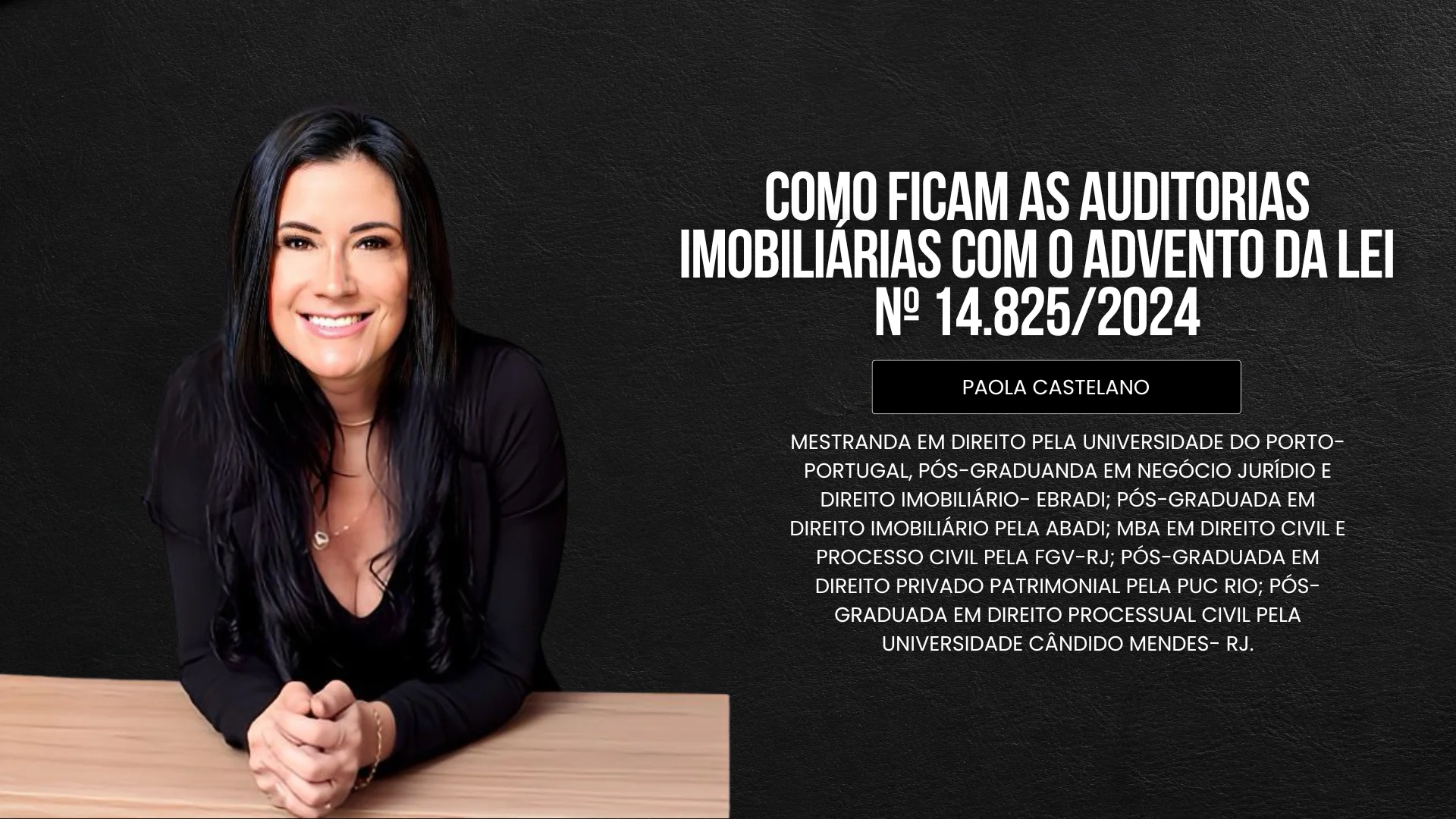 Como ficam as auditorias imobiliárias com o advento da Lei nº 14.825/2024