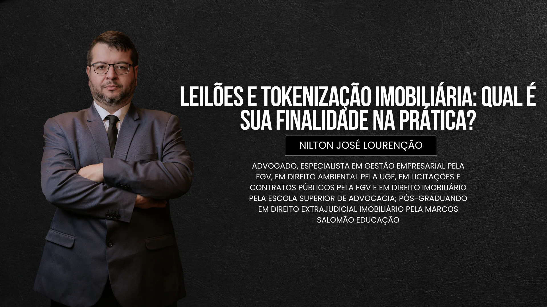 Tokenização imobiliária no leilão